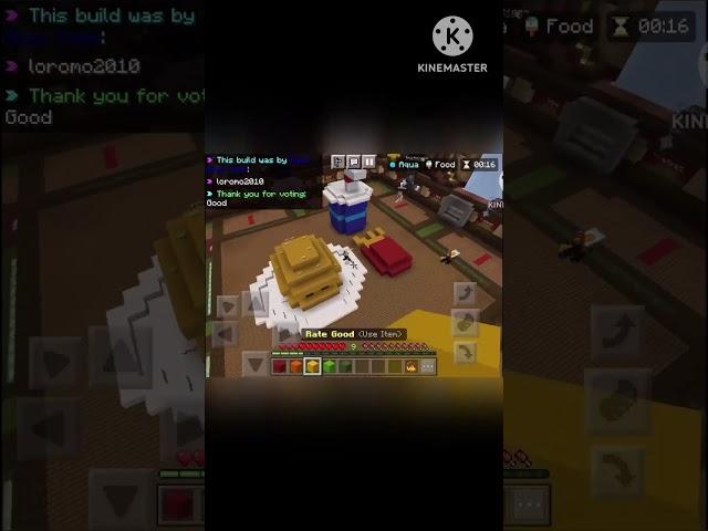 Minecraft - The Hive: Just Build - Food () #shorts #minecraft #thehive #justbuild #bigbuilds #food