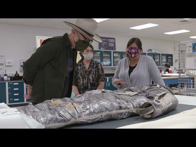 Adam Savage Meets Alan Shepard's Mercury Suit!