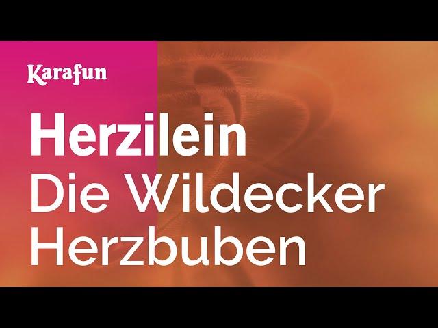 Herzilein - Die Wildecker Herzbuben | Karaoke Version | KaraFun