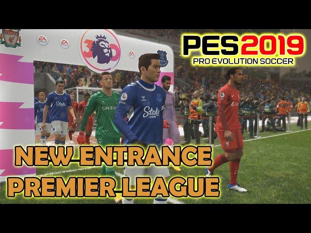 PES 2019 New Entrance Premier League smoke patch | Teguh Tanker