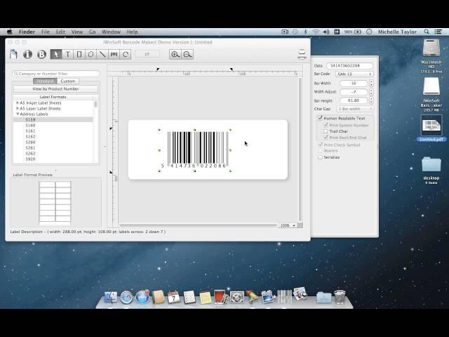 How to create EAN 13 barcode on Mac with EAN 13 barcode software