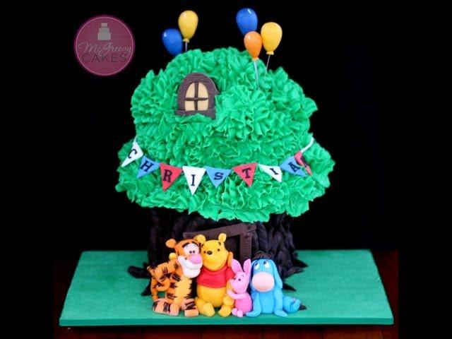 Winnie the Pooh"ish" Tree Cake: A McGreevy Cakes Tutorial