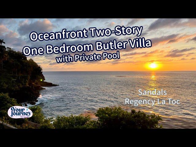 New Oceanfront Two-Story Butler Suite w/ Private Pool, Sandals Regency La Toc