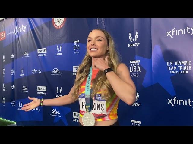 Chari Hawkins Takes 2nd Place In Heptathlon at US Olympic Trials