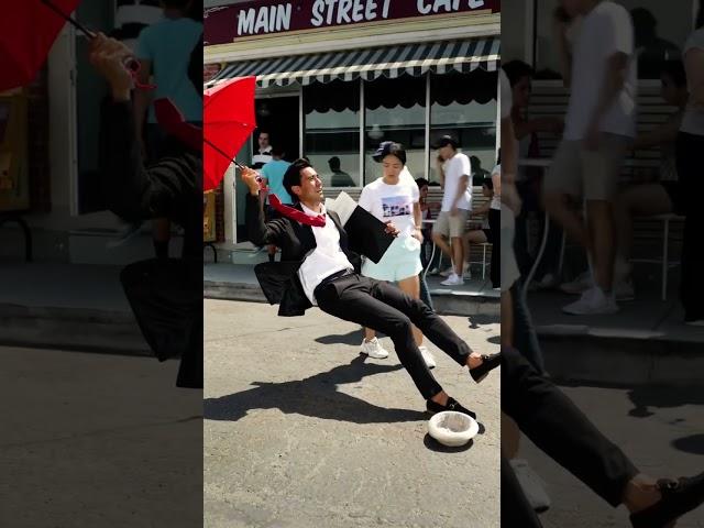 Street Performer Defies the Laws of Physics in this Amazing Performance
