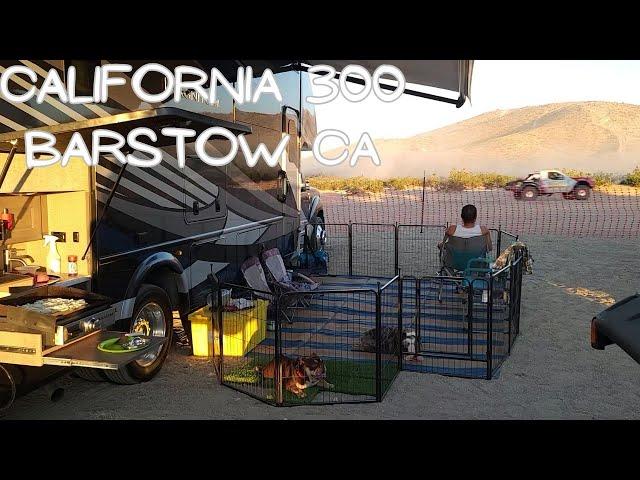 RV Desert Camping The California 300 Off-Road Race - Barstow, CA ||Tire Blowout Heading Home #camp