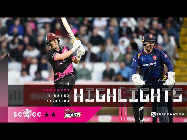 HIGHLIGHTS: Somerset chase 194 to beat Essex in repeat of 2023 Final! 