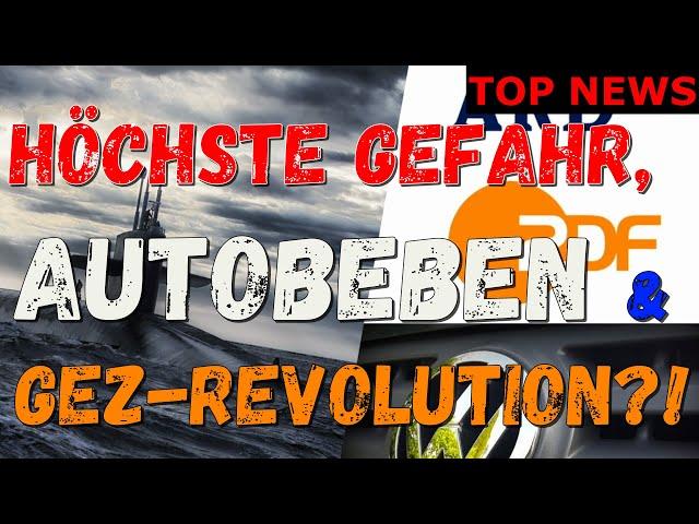 Top News - Höchste Gefahr, Autobeben & GEZ-Revolution⁉️ #ukraine #ww3 #russland #gold