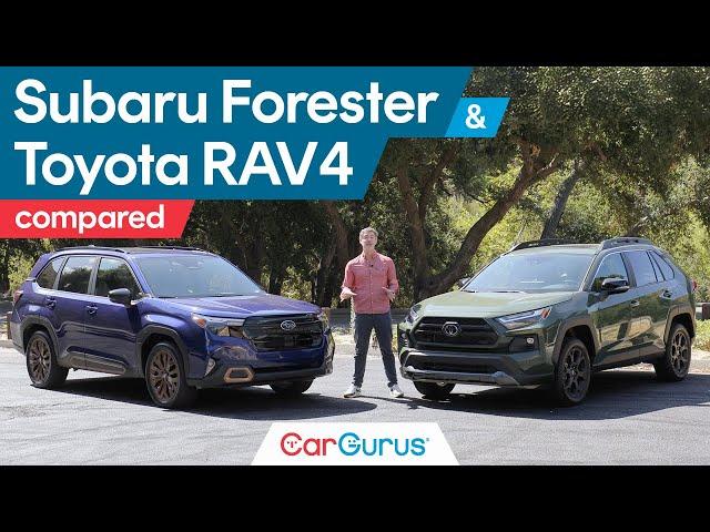 2025 Subaru Forester vs 2024 Toyota RAV4