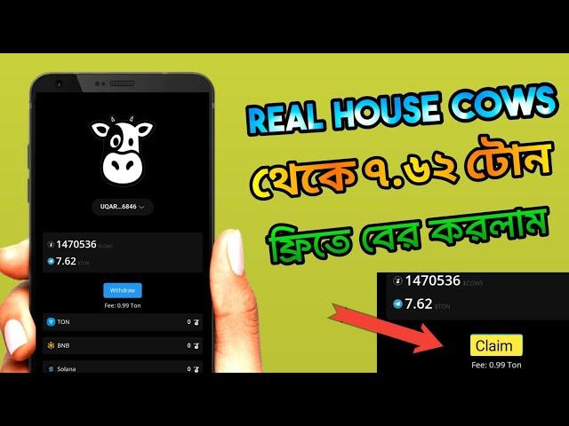 Real Cow House Withdrawal? Gas Fees | Real Cow House Real Or Fake? | Real Cow House Listing Date