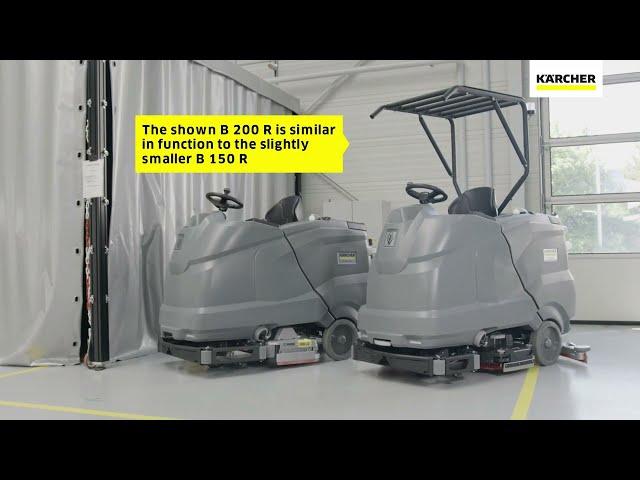 Karcher Ride On Scrubber Drier B 150 R + D 90 - Quick Guide