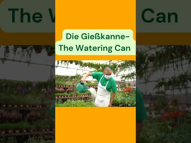 Let's learn vocabulary related to gardening in German language only with @GermanGyan