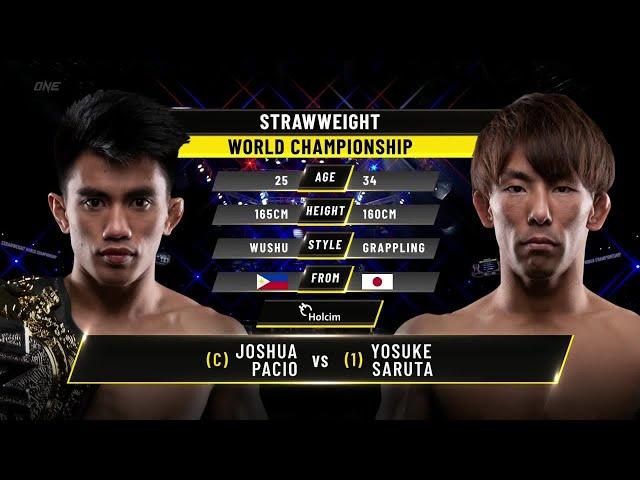 Joshua Pacio vs. Yosuke Saruta III | ONE Championship Full FIght