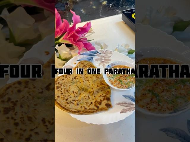 How to make 4 in 1 paratha at home| best paratha| #shorts #shortvideo #viralvideo