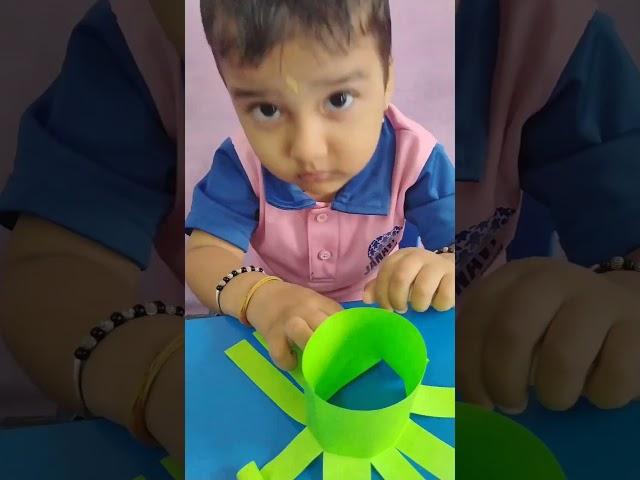 #activity#craft#letter#'o'#montessori#janavi#eyehandcoordination