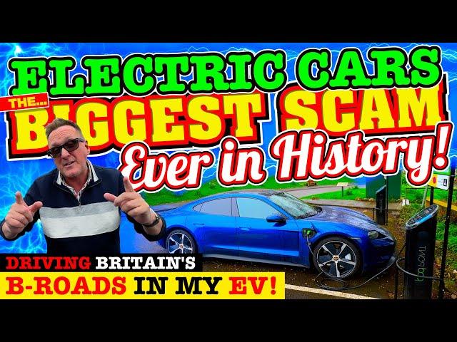 DRIVING Britain's B Roads in my ELECTRIC CAR rEVeals why EVs are the BIGGEST SCAM EVER in HISTORY!