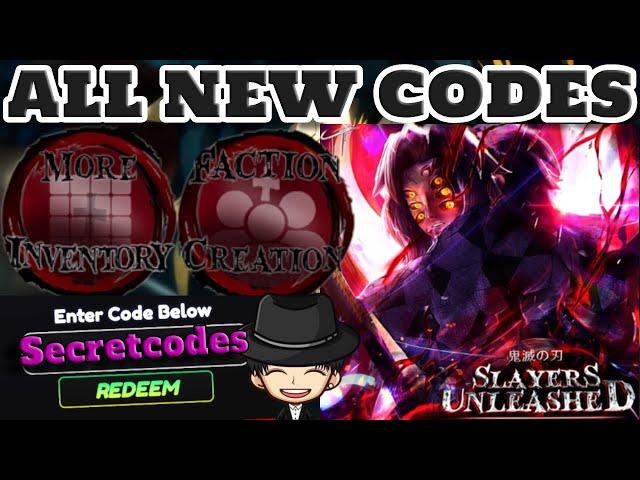 ALL *NEW* SLAYERS UNLEASHED CODES, SECRET CODES & EXP CODES (Slayers unleashed) ROBLOX