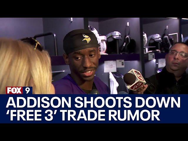 Jordan Addison shoots down 'Free 3' unhappiness with Vikings