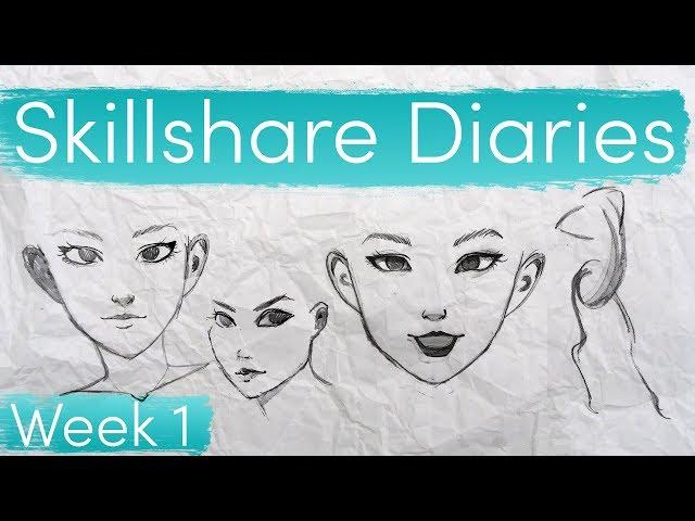 Trying Skillshare For Two Months! || Skillshare Diaries Week 1