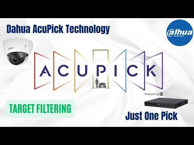 Dahua AcuPick Technology - New Video Search Technology | Target Filtering | Dahua Nordic