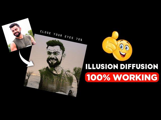 100% Working - Make Illusion Diffusion Photo In One Click