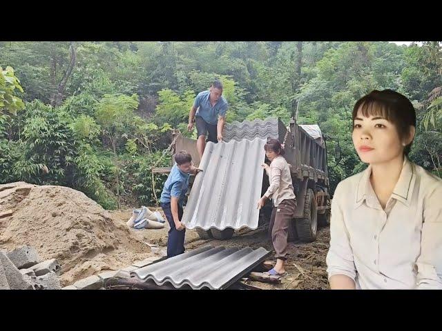 First steps in building a new house for the poor girl