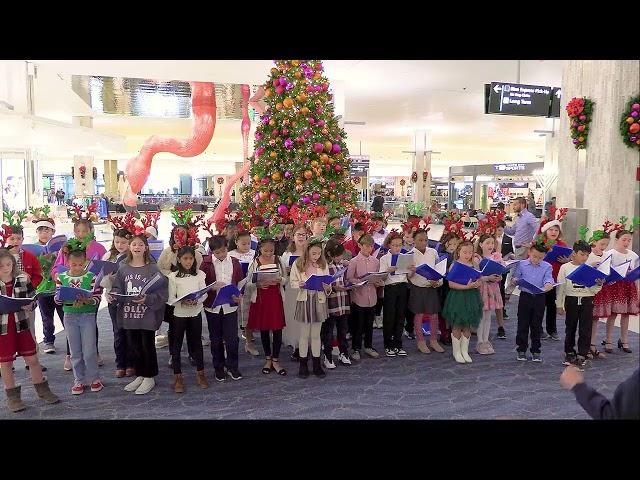 Plato Academy Clearwater Choir - Carols 2024 - Tampa Airport