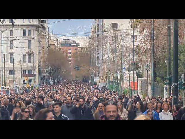 Το ιστορικό συλλαλητήριο για τα Τέμπη στην Αθήνα