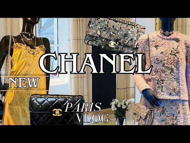 CHANEL Inside:NEW AUTUMN COLLECTION Métiers d’Art,,25A, CHANEL Boutique Tour| Paris Fashion Vlog |4K