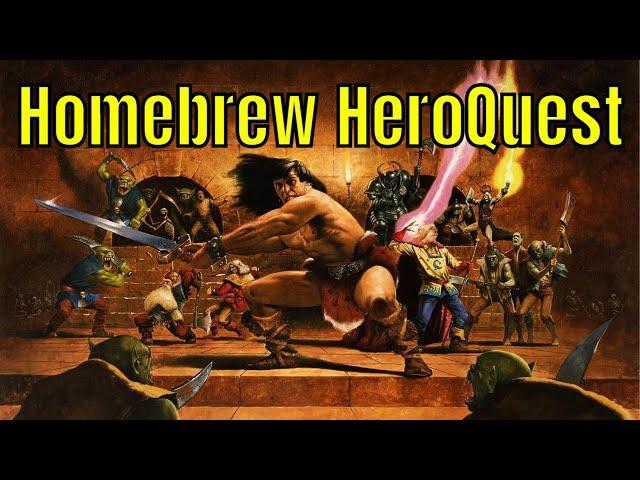 Homebrew HeroQuest: Complex Combat Mechanics - Tabletop Roleplaying Game Rules #1 #4k LIVE