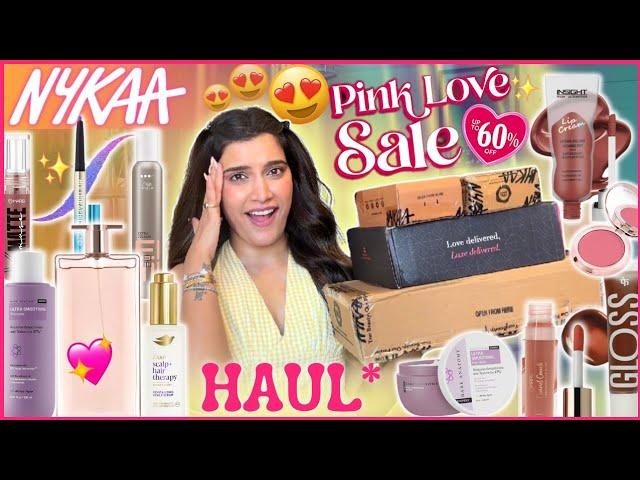 EVERYTHING I got In NYKAA Pink Love Sale | Makeup & Skin Care Upto 80% Off | Super Style Tips