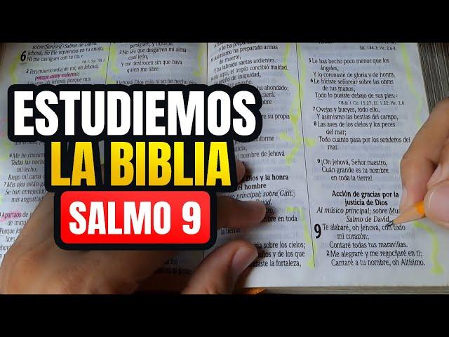 Cómo ESTUDIAR la BIBLIA correctamente Salmo 9