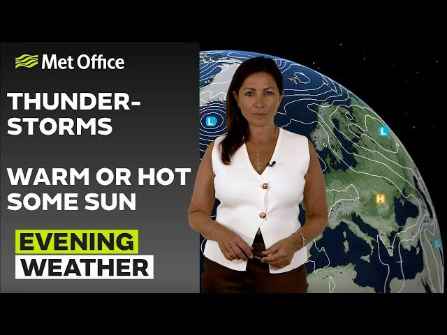 31/07/24 – Muggy night for many – Evening Weather Forecast UK – Met Office Weather