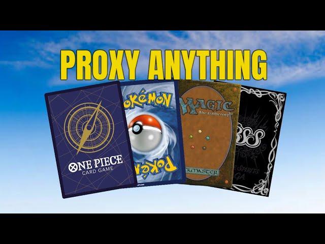 The Best Way to Make High Quality TCG Proxies or Custom Cards