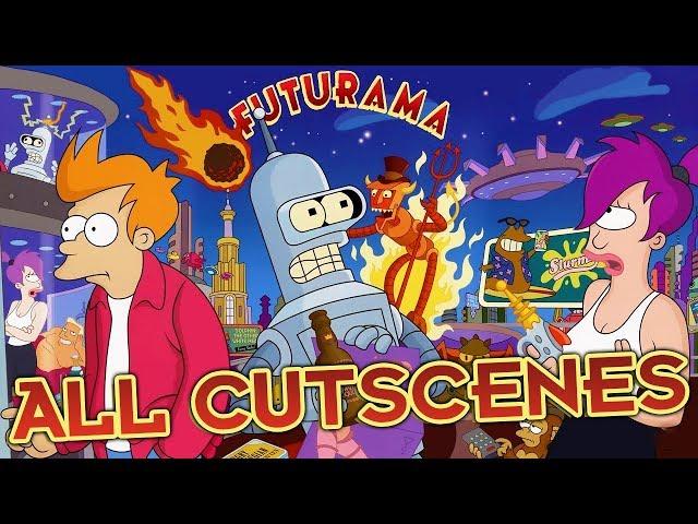 Futurama All Cutscenes | Full Game Movie (PS2, XBOX)