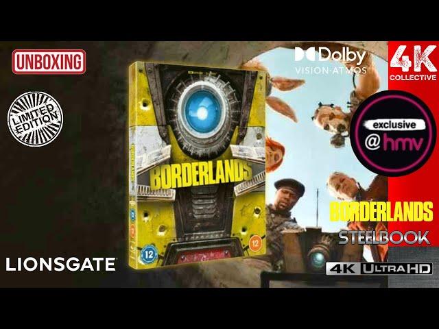 Eli Roth’s Borderlands 4K UltraHD Blu-ray hmv exclusive steelbook Unboxing