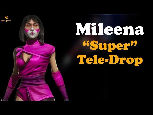 Mileena "Super" Tele-Drop Kick (new move/tech): Mortal Kombat 11