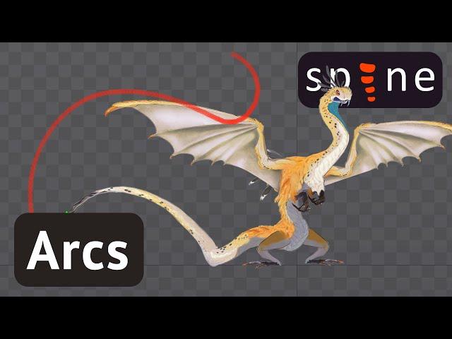 Spine 2D animate with arcs | curves