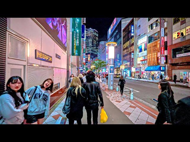 Tokyo Shibuya, Harajuku Night Walk, Japan • 4K HDR