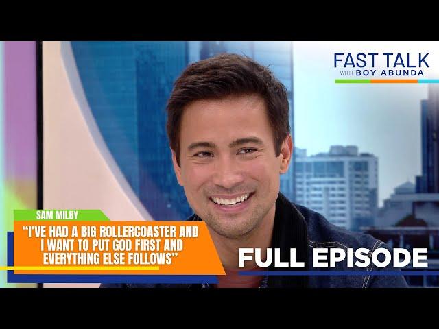 Fast Talk with Boy Abunda: Sam Milby, first time na bumisita sa GMA! (Full Episode 545)