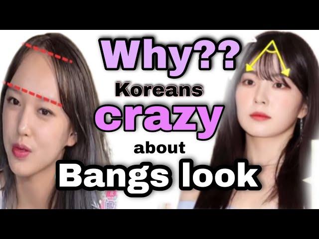 Why Korean girls crazy about Bangs haircut | Korean bangs look | South Korea facts Hindi