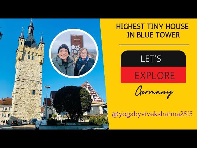 Tiny House in Blue Tower #travel #germany