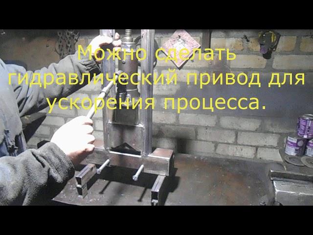 КРУТОЙ СТАНОК из ДОМКРАТА...Очень нужная вещь для железных работ..