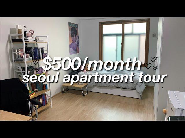 $500/month seoul apartment tour / kpop room tour