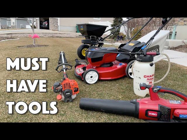 ESSENTIAL Lawn Care Tools