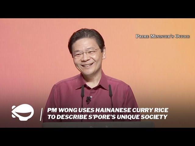 PM Wong uses Hainanese Curry Rice to describe S’pore’s unique society