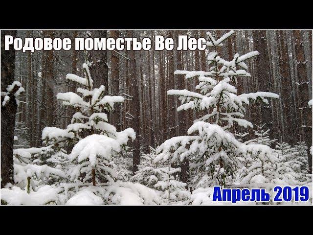 Родовое поместье Ве Лес - снежный апрель 2019