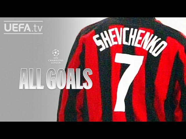 ANDRIY SHEVCHENKO: ALL #UCL GOALS!