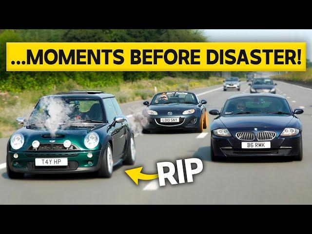 £1500 PERFORMANCE CAR BLOWS UP ON THE AUTOBAHN!