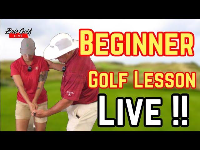 A Beginner's First Golf Lesson, Live
